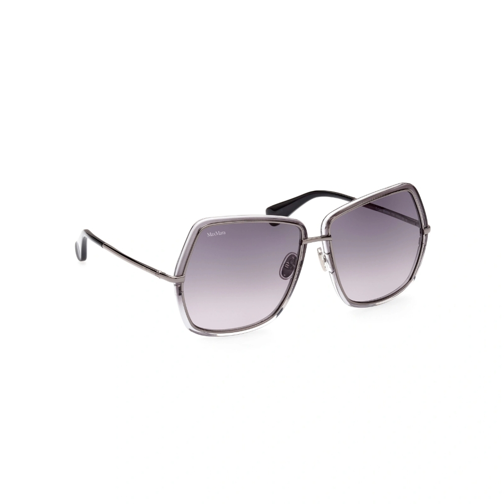 New MaxMara sunglasses Shiny Dark Ruthenium